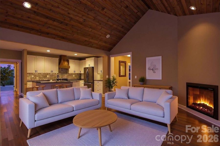 Furnished interior view inside a new home in , Maiden (Image 4).
