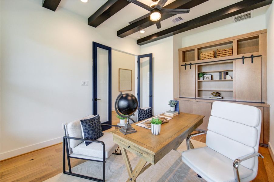 Another view of the office Another view of the office