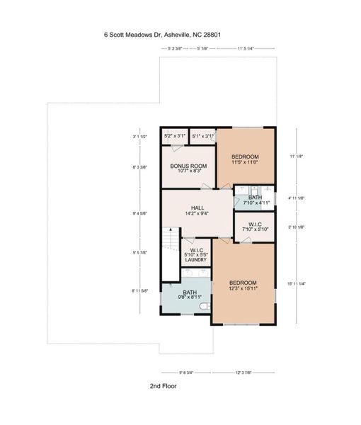 floor plan 2nd level