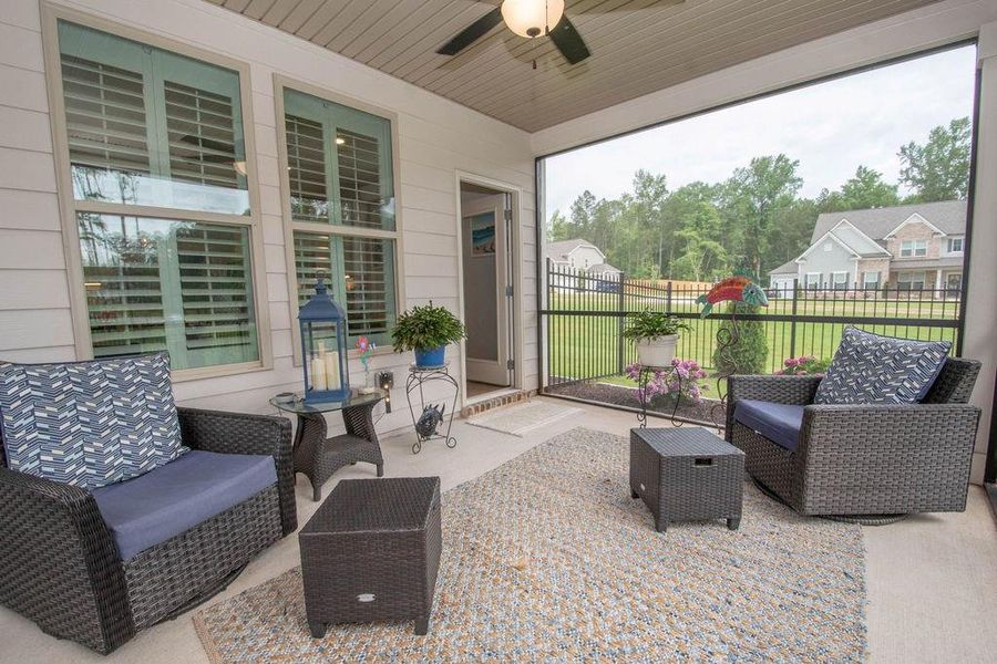 Furnished interior view inside a new home in , Senoia (Image 9). Furnished interior view inside a new home in , Senoia (Image 9).