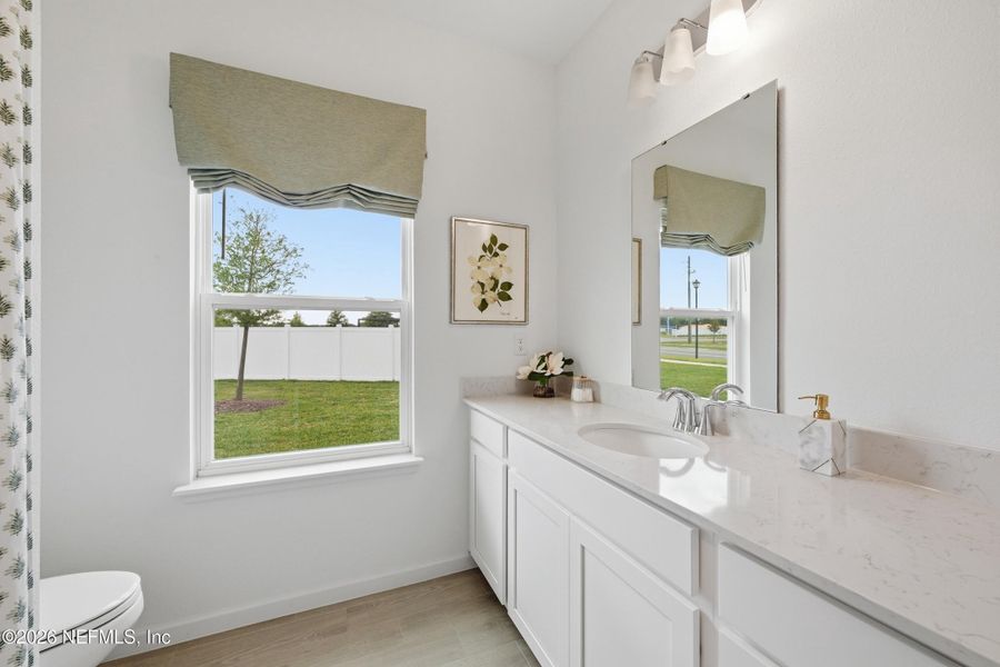Furnished interior view inside a new home in Saddle Oaks, Jacksonville (Image 29). Furnished interior view inside a new home in Saddle Oaks, Jacksonville (Image 29).
