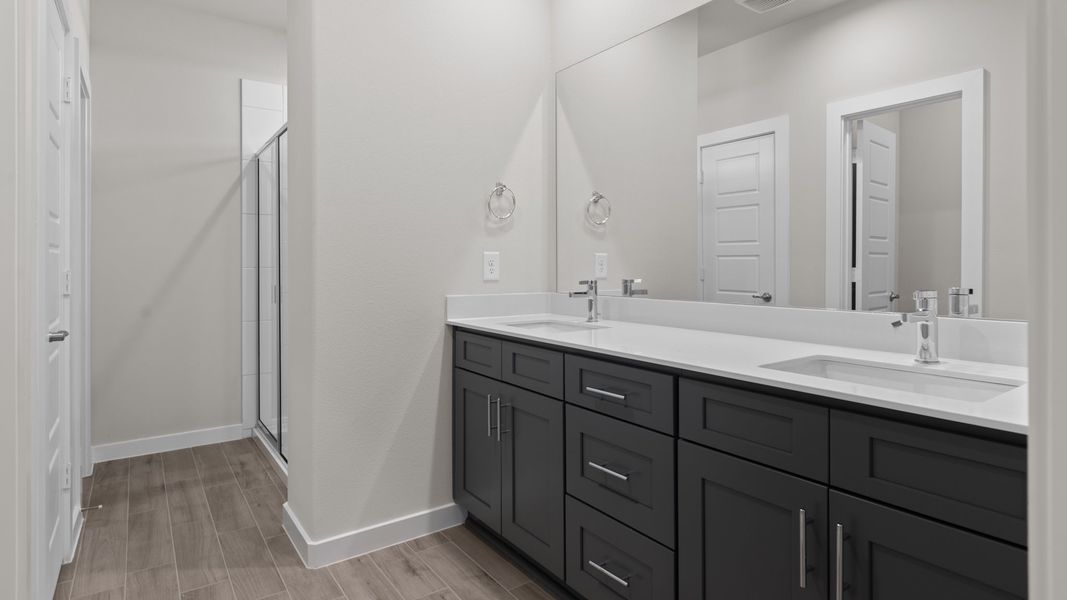 Representative furnished interior of a home built from the BLANCO by D.R. Horton in Northwest Passage, Midland (Image 7). Representative furnished interior of a home built from the BLANCO by D.R. Horton in Northwest Passage, Midland (Image 7).