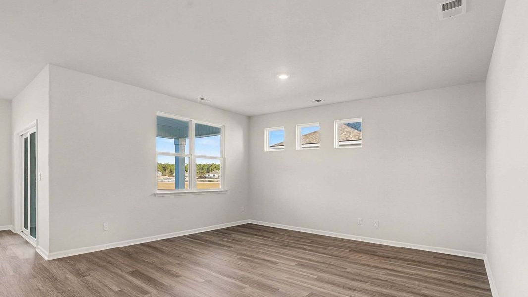 Representative unfurnished interior of a home built from the Bristol-Exp by D.R. Horton in Preserve at Cypress Commons, Conway (Image 8).