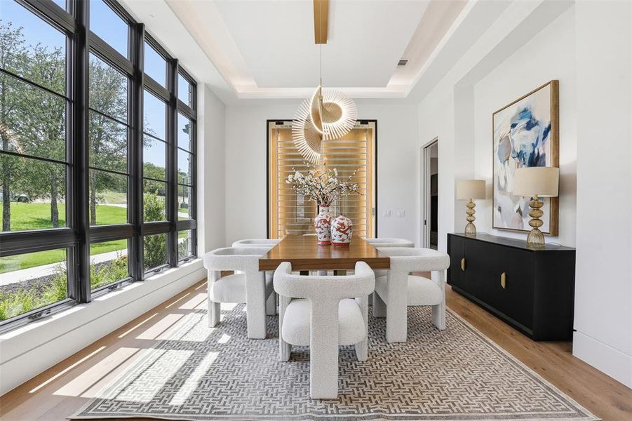 Furnished interior view inside a new home in , Aledo (Image 12).