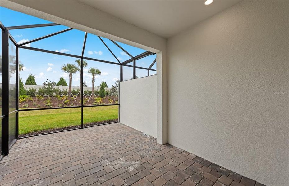 Exterior details and patio area of a home in Talon Preserve on Palmer Ranch, Nokomis (Image 21).