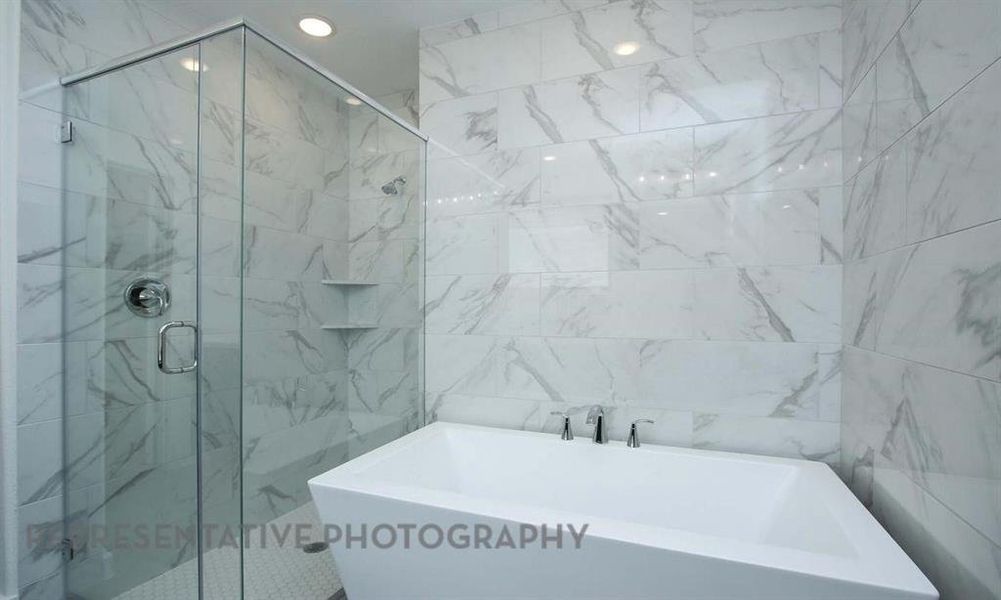 Furnished interior view inside a new home in Star Trail, Prosper (Image 3).