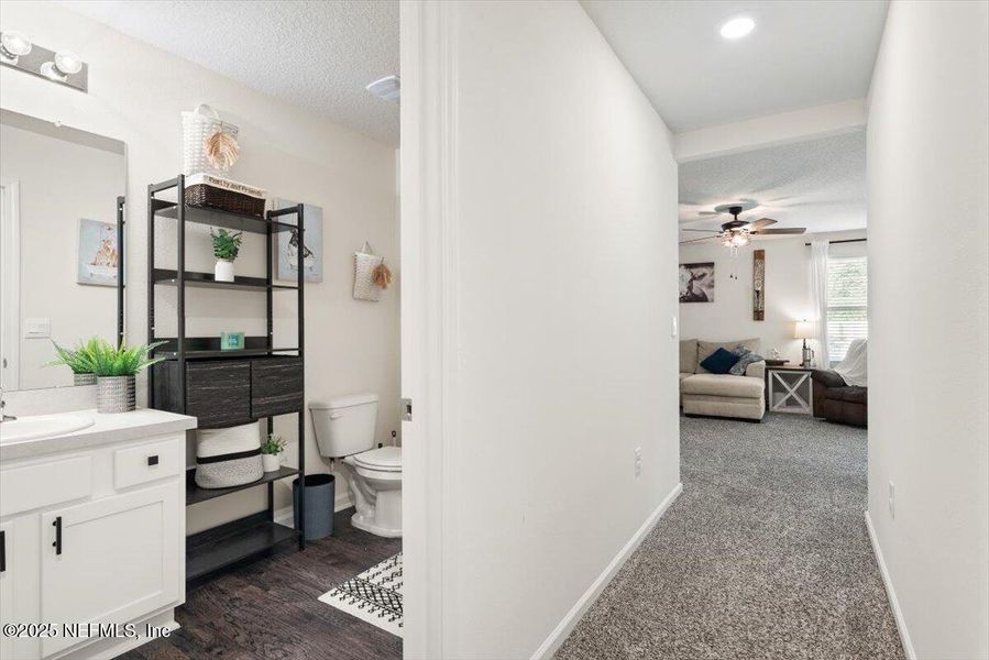 Furnished interior view inside a new home in Willow Springs, Green Cove Springs (Image 21). Furnished interior view inside a new home in Willow Springs, Green Cove Springs (Image 21).