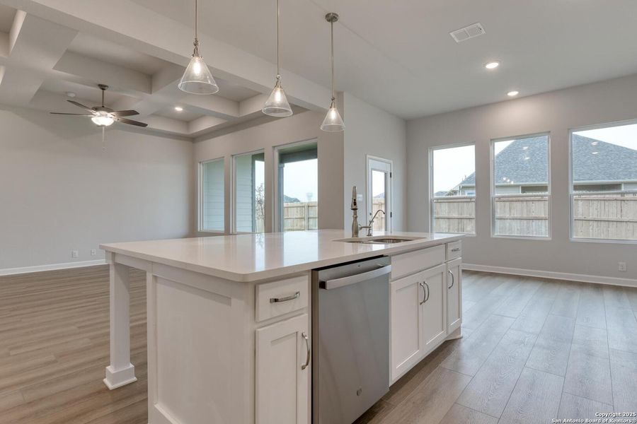 Furnished interior view inside a new home in The Heritage at Saddlebrook Ranch 70's, Schertz (Image 10). Furnished interior view inside a new home in The Heritage at Saddlebrook Ranch 70's, Schertz (Image 10).