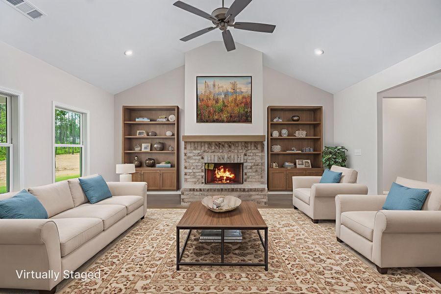 Furnished interior view inside a new home in Stewart Estates, Meansville (Image 11).