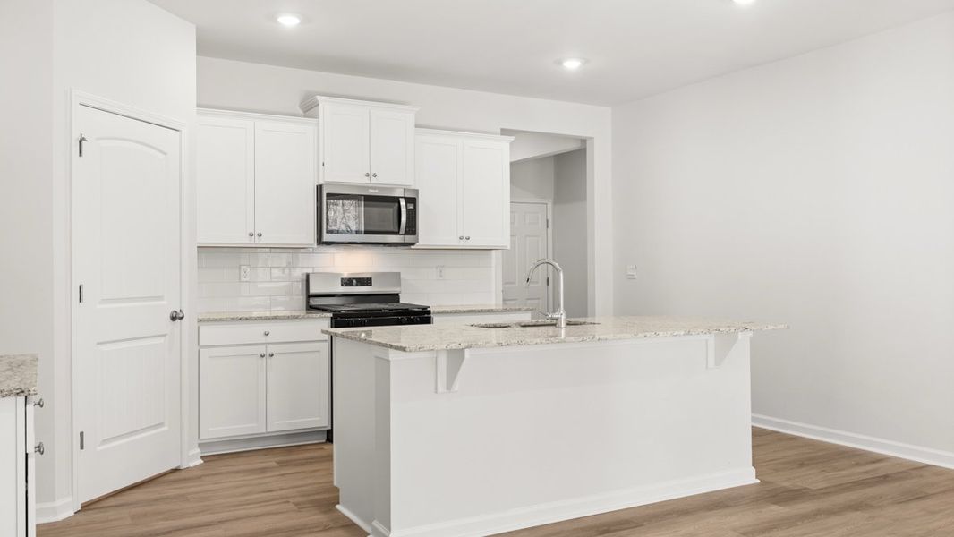 Furnished interior view inside a new home in South Wind, Union City (Image 8).