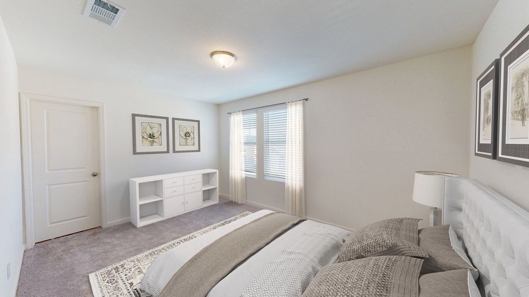 Representative furnished interior of a home built from the Pioneer by Starlight Homes in Avalon Ridge, Cut and Shoot (Image 9).