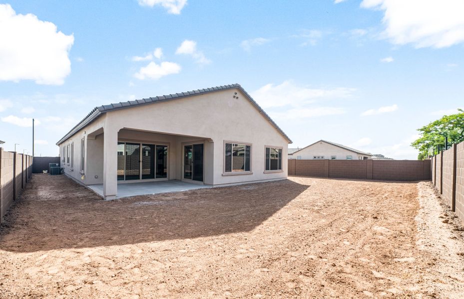 Exterior details and patio area of a home in Artisan at Asante, Surprise (Image 3).