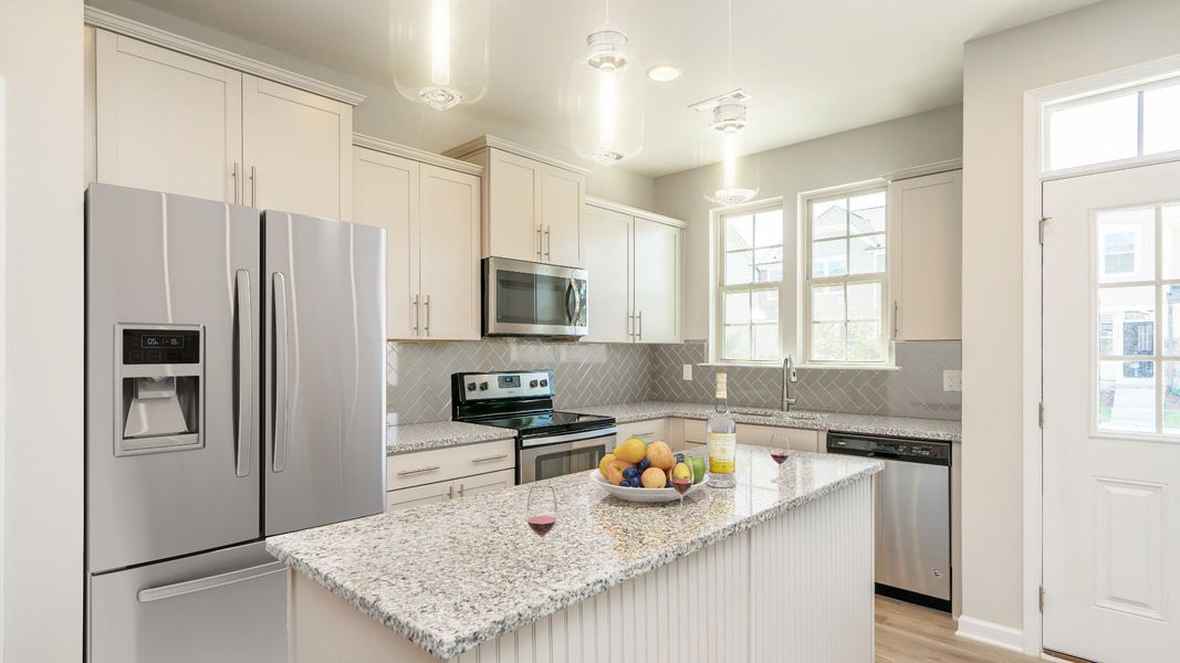 Furnished interior view inside a new home in Battle Bridge, Raleigh (Image 4).