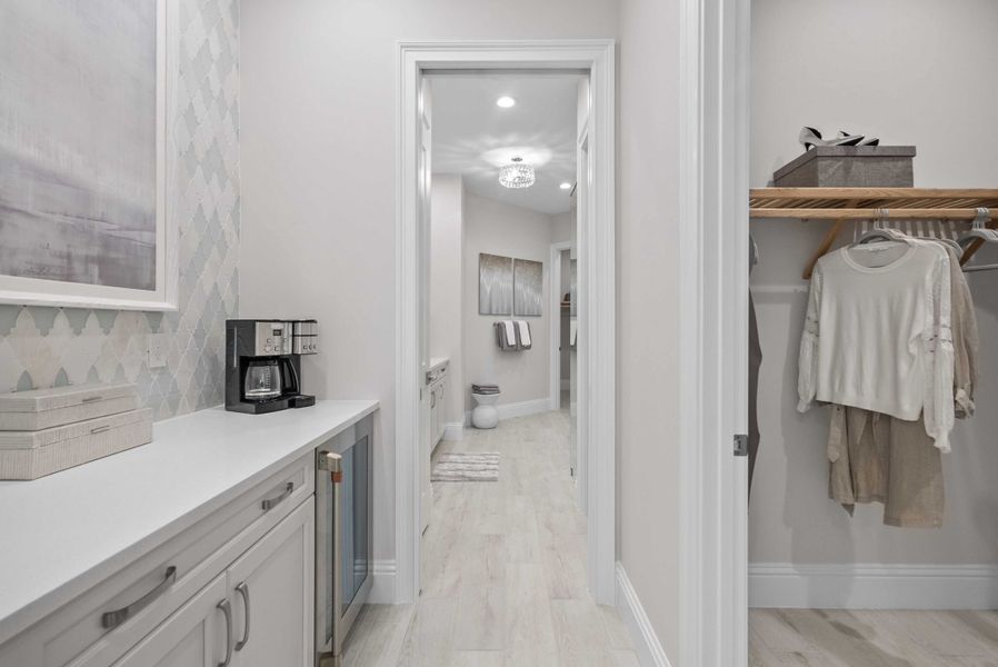 2D floor plan layout for the Seabreeze Grande by GHO Homes in Seaglass, Vero Beach, FL (Image 56).