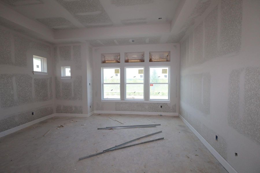 In-progress construction of a new home in Riceland - Enclave Row Collection, Mont Belvieu, TX (Image 5).