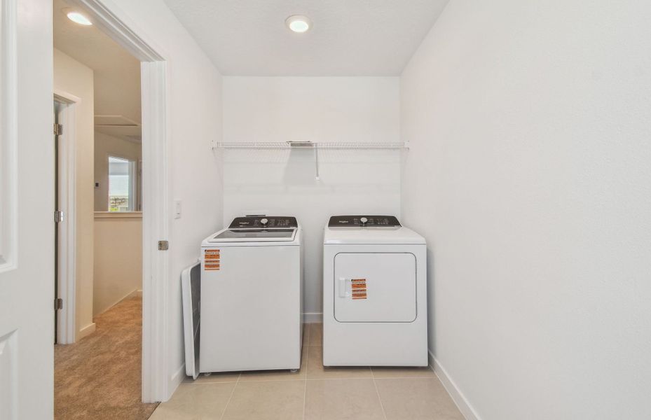 Laundry Room with Washer and Dryer