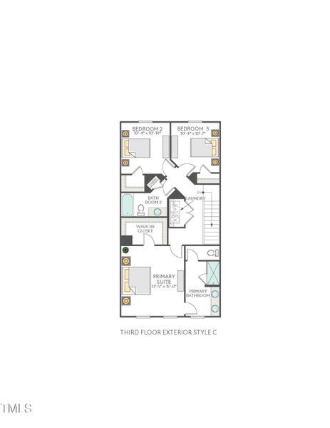 Twinleaf Townes - Plan 2 - Nola - 2219_F