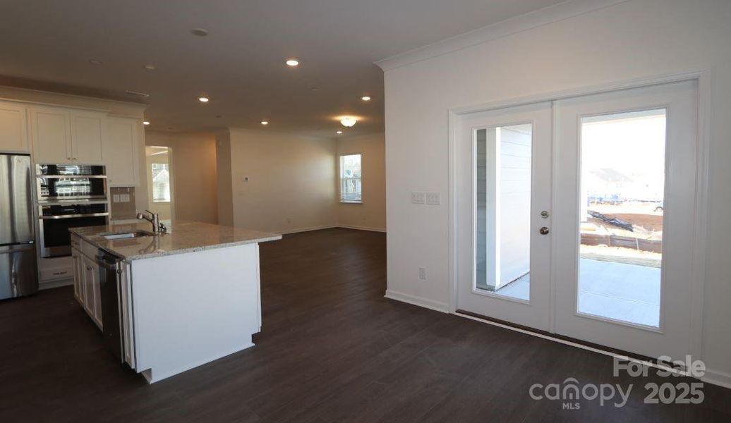 Kitchen with breakfast area