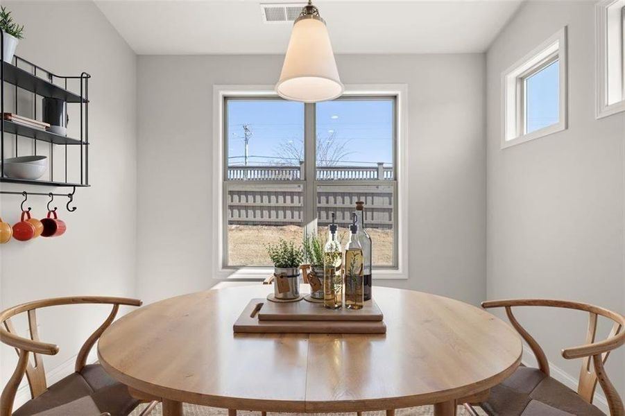 Furnished interior view inside a new home in Soleil Summit Chase, Snellville (Image 12).