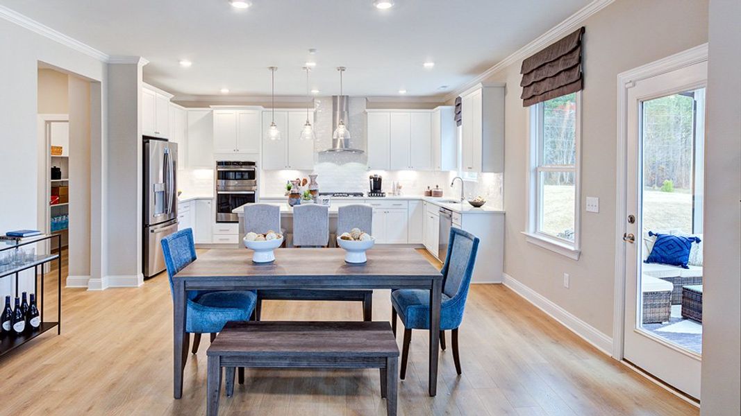 Furnished interior view inside a new home in Hickory Grove, Sanford (Image 35).