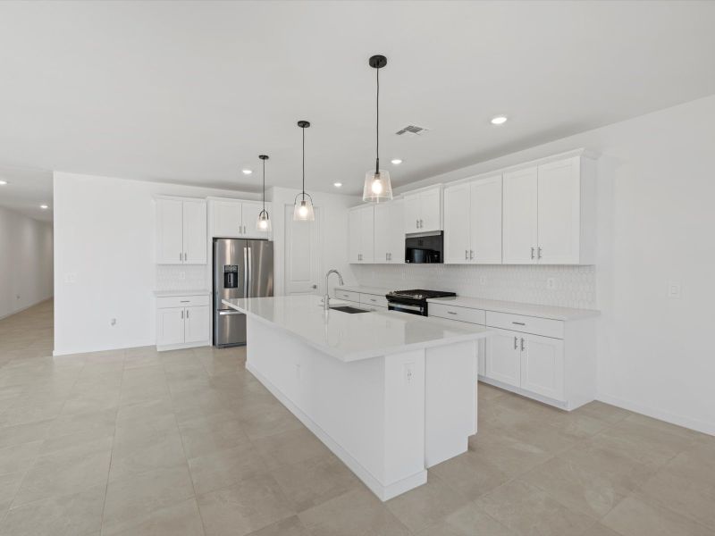 Furnished interior view inside a new home in Rancho Mirage Signature Series, Maricopa (Image 4).