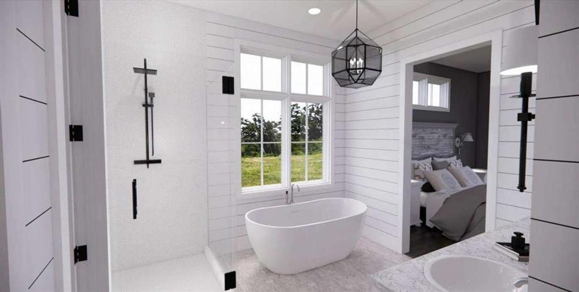 Furnished interior view inside a new home in , Carrollton (Image 9).