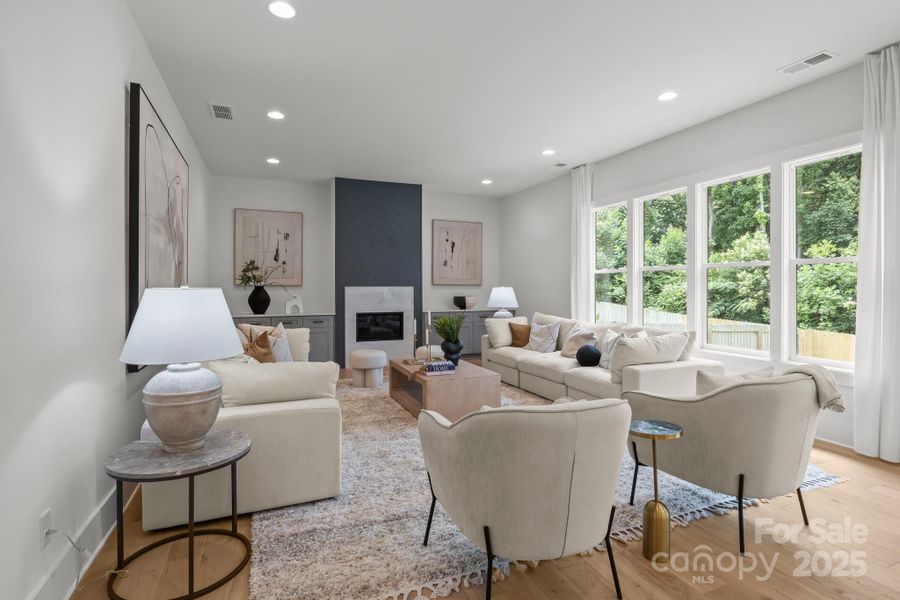 Furnished interior view inside a new home in , Charlotte (Image 12).