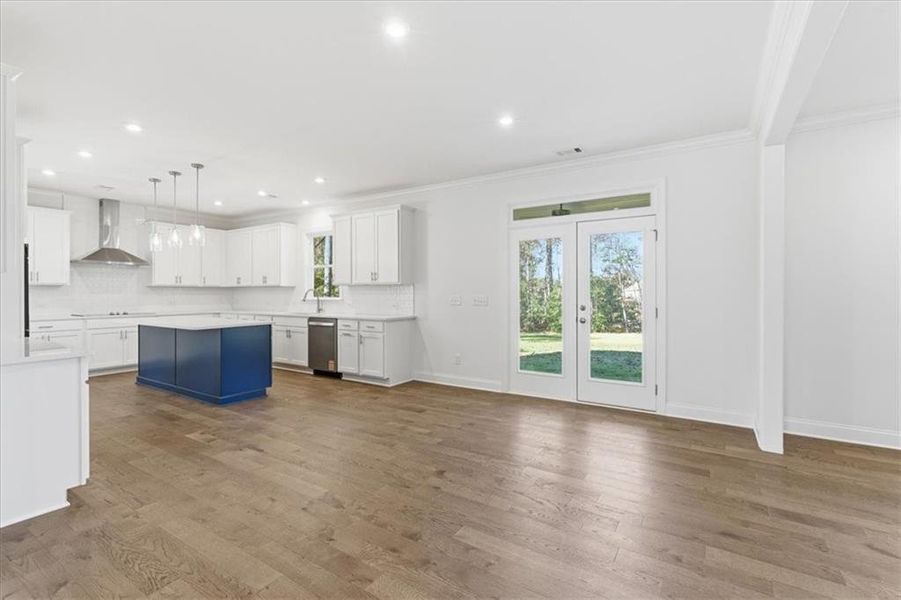 Spacious, unfurnished interior of a new home in The Estates at Hurricane Pointe, Douglasville (Image 49).