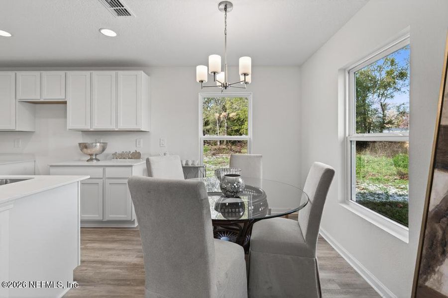 Furnished interior view inside a new home in , Jacksonville (Image 18).