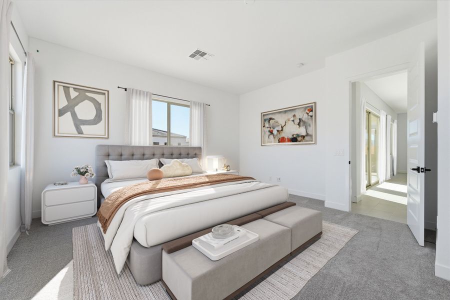 Furnished interior view inside a new home in Combs Ranch, San Tan Valley (Image 4).