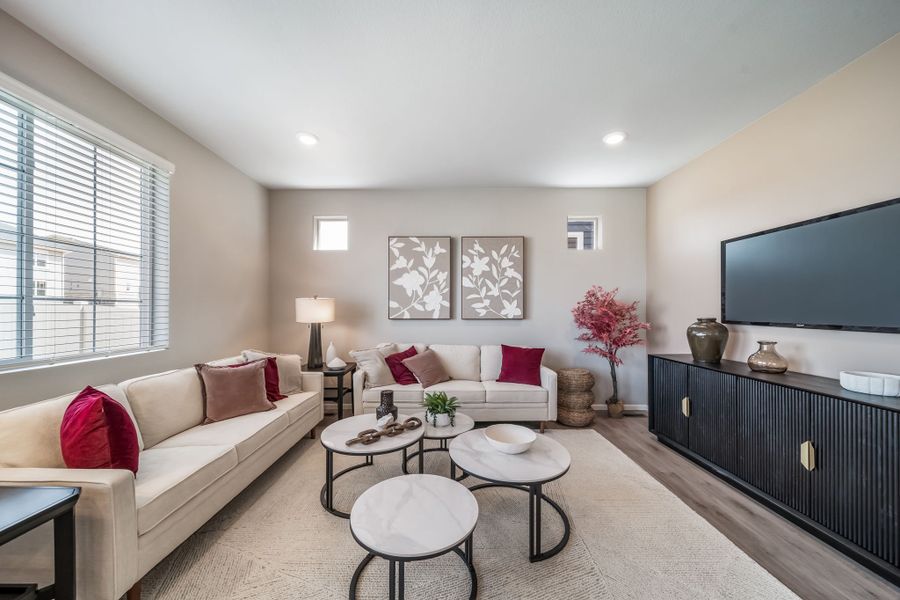 Furnished interior view inside a new home in Green Valley Ranch, Aurora (Image 11).