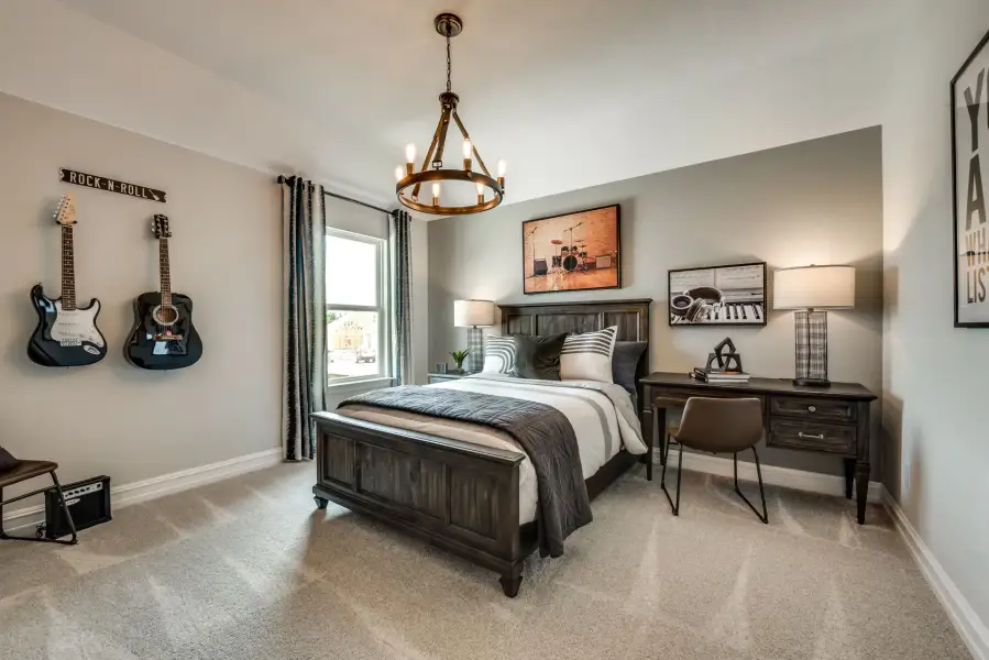 Representative furnished interior of a home built from the Chilton by Pulte Homes in Spring Branch Preserve, Montgomery (Image 18).