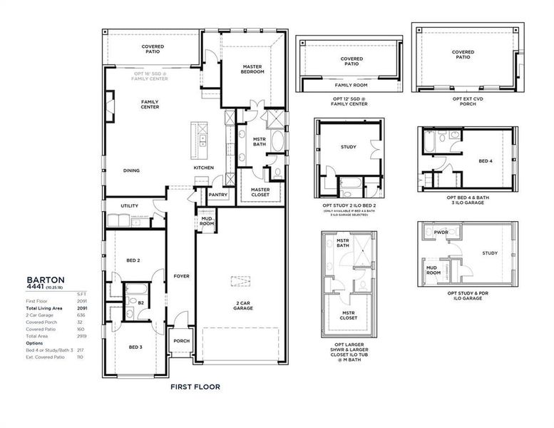 2D floor plan layout of this home in Hillside Village, Celina, TX (Image 5). 2D floor plan layout of this home in Hillside Village, Celina, TX (Image 5).