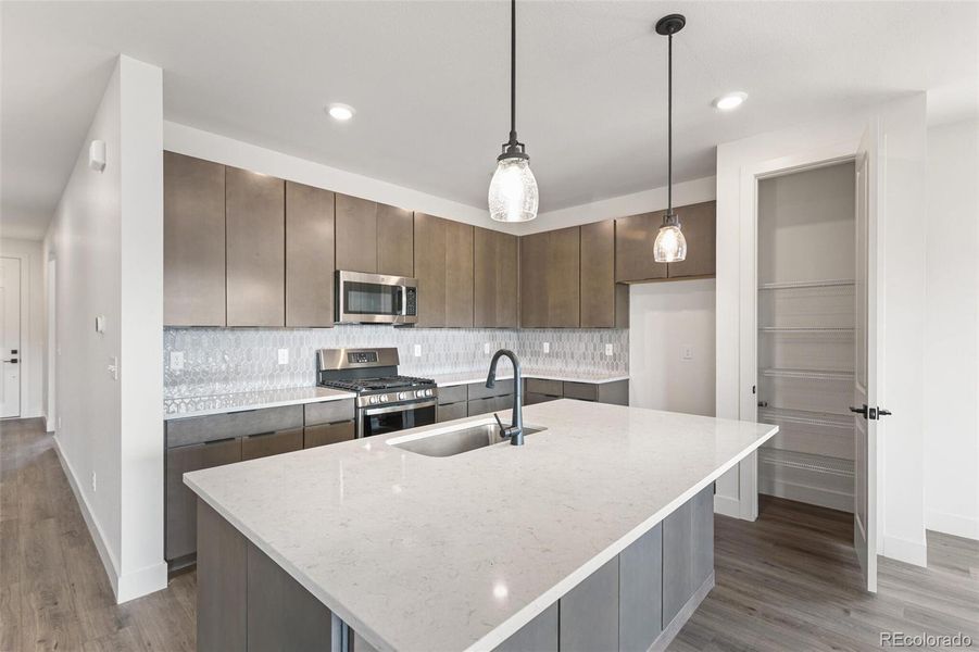 Furnished interior view inside a new home in Terrain Oak Valley, Castle Rock (Image 5).