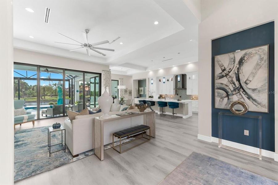 Furnished interior view inside a new home in , Port Charlotte (Image 12).