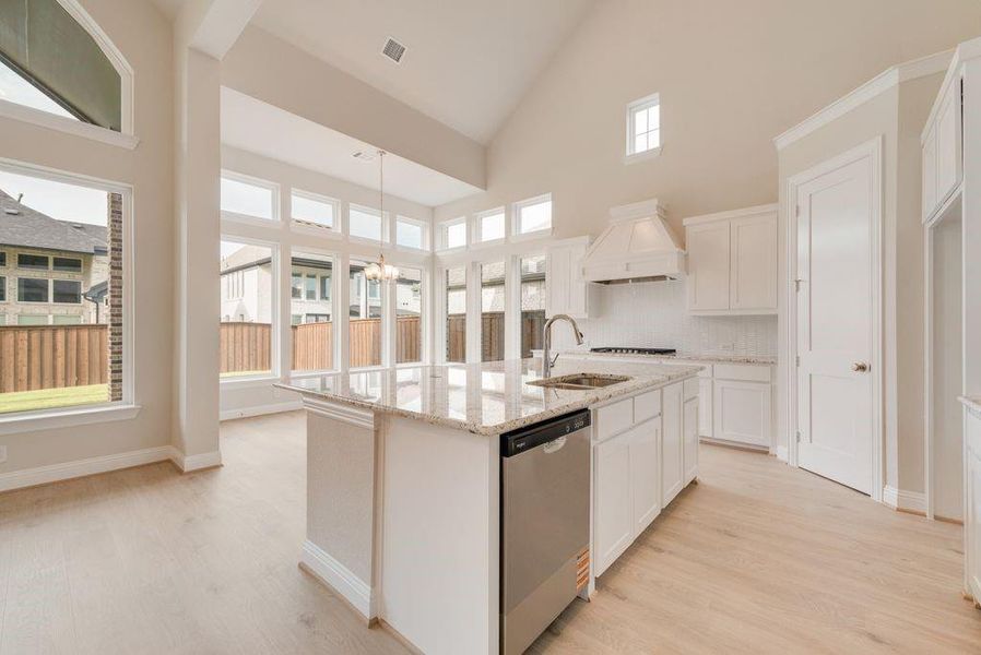 Furnished interior view inside a new home in Somercrest, Midlothian (Image 10).