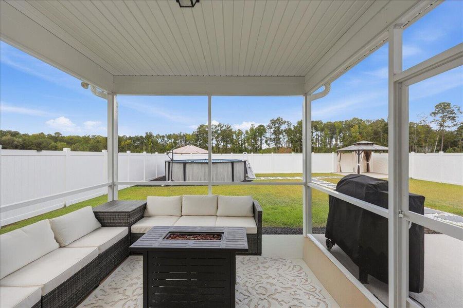 Exterior details and patio area of a home in , Ridgeville (Image 36). Exterior details and patio area of a home in , Ridgeville (Image 36).