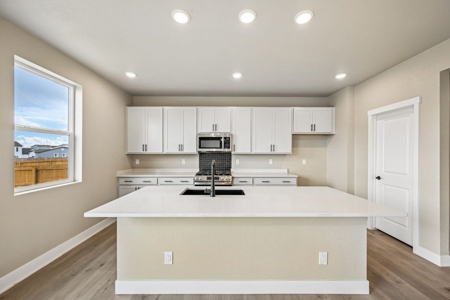 Furnished interior view inside a new home in The Glen, Colorado Springs (Image 6). Furnished interior view inside a new home in The Glen, Colorado Springs (Image 6).
