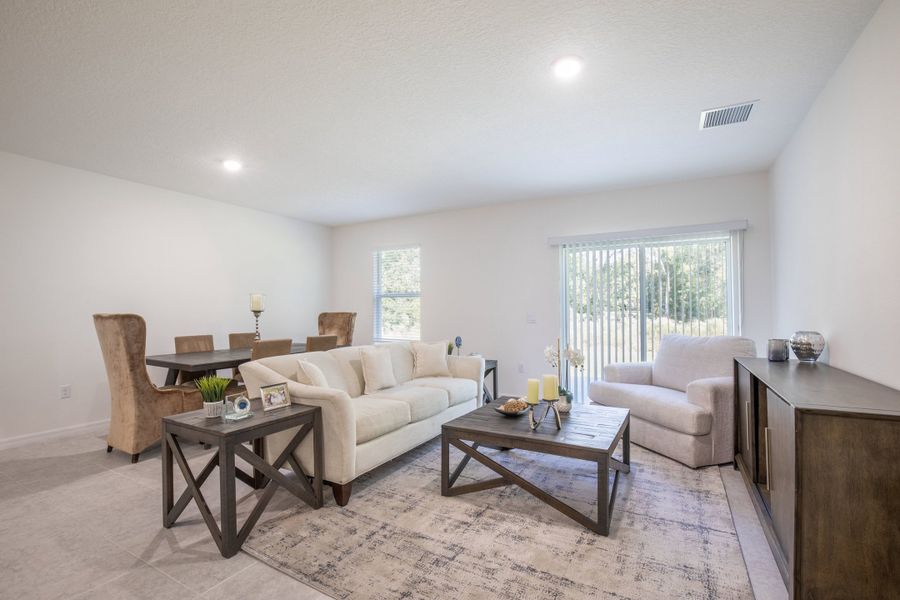 Representative furnished interior of a home built from the Willow by Maronda Homes in Coastal Communities, Edgewater (Image 14).