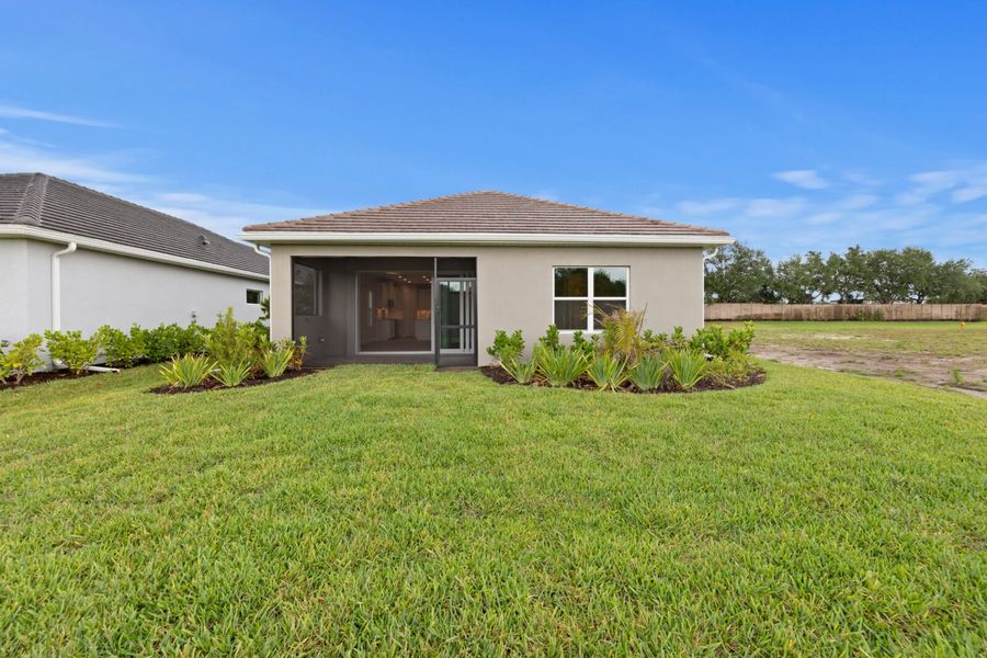 Exterior details and patio area of a home in Verandah, Fort Myers (Image 22).