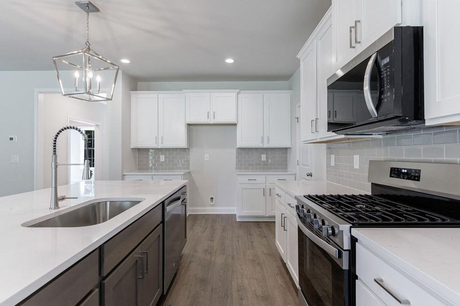 Furnished interior view inside a new home in , Buford (Image 13).