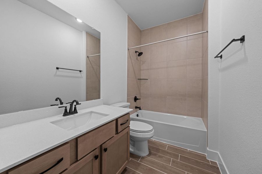 Furnished interior view inside a new home in Sienna, Missouri City (Image 9). Furnished interior view inside a new home in Sienna, Missouri City (Image 9).