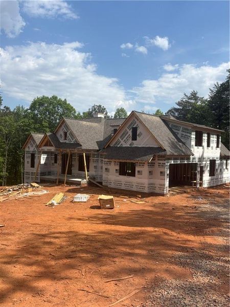 In-progress construction of a new home in , Ball Ground, GA (Image 57).