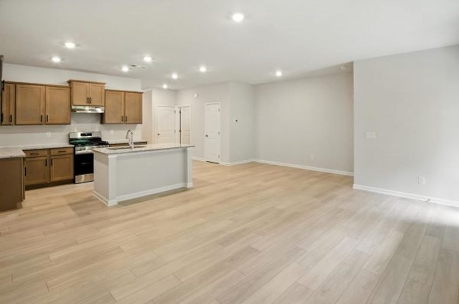 Representative unfurnished interior of a home built from the Orchard by Piedmont Residential in Villages at Cedar Hill, Dallas (Image 65).
