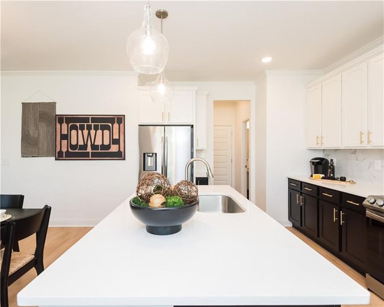 Furnished interior view inside a new home in Stratford Square, Lawrenceville (Image 7).