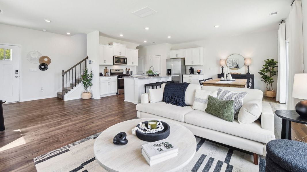 Furnished interior view inside a new home in Granite Falls, Lancaster (Image 3).