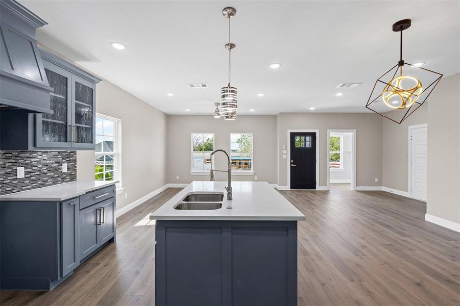 Furnished interior view inside a new home in , Granbury (Image 14). Furnished interior view inside a new home in , Granbury (Image 14).