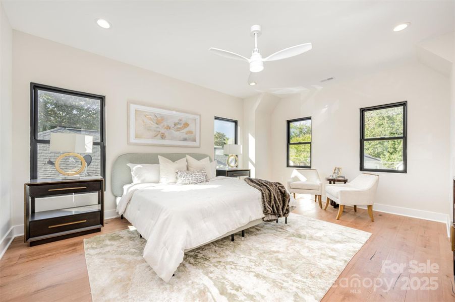 Furnished interior view inside a new home in , Charlotte (Image 8).