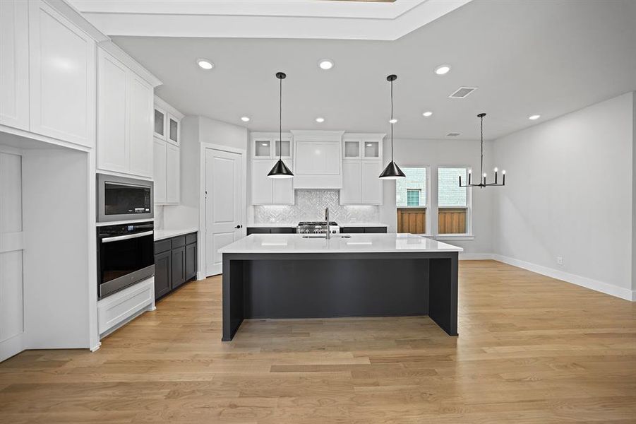 Furnished interior view inside a new home in Fields - 40' Lots, Frisco (Image 8). Furnished interior view inside a new home in Fields - 40' Lots, Frisco (Image 8).