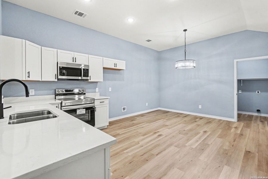 Furnished interior view inside a new home in , San Antonio (Image 4).